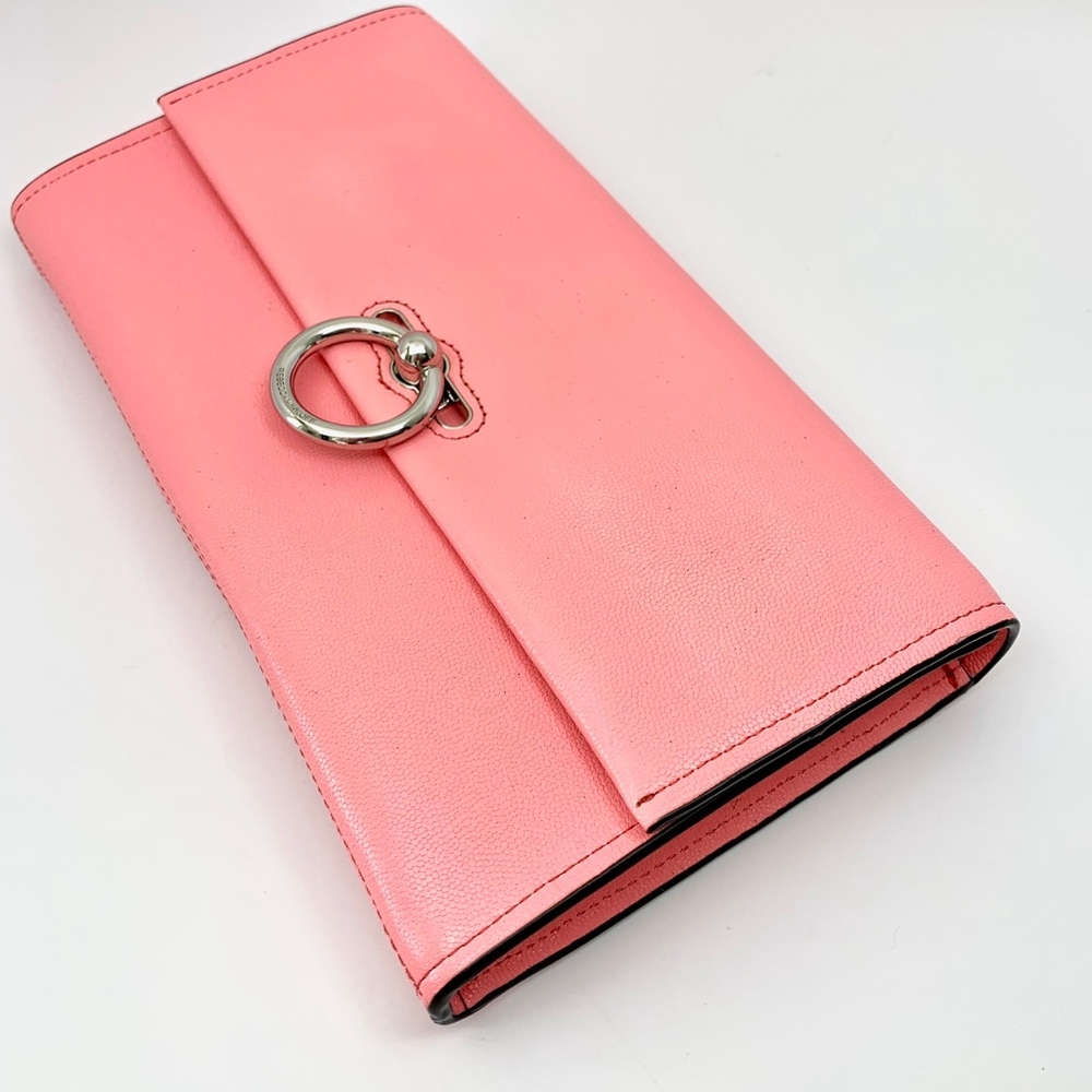🔥REBECCA MINKOFF JEAN CLUTCH in CORAL